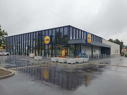 LIDL Remtes ielā būvniecība