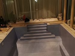 Peldbaseina veidošanas process