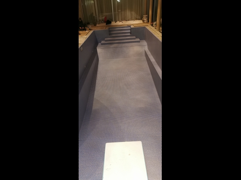 Peldbaseina veidošanas process