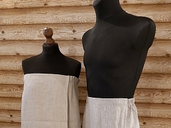 Lina pirts svārki – elpojošs un ērts tekstils pirtij