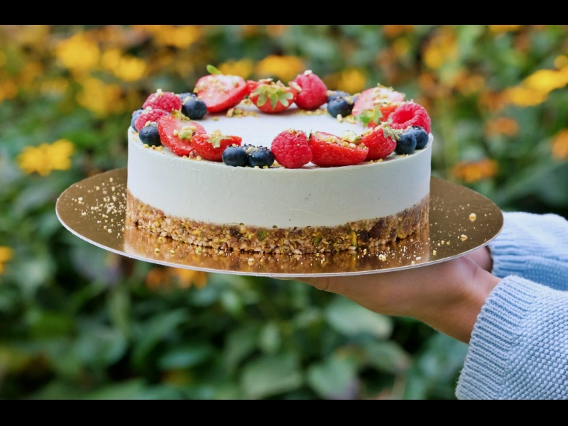 Pistāciju avokado kūka