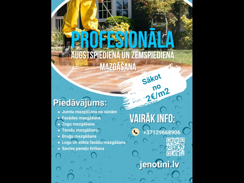 Augstspiediena un zemspiediena mazgāšana