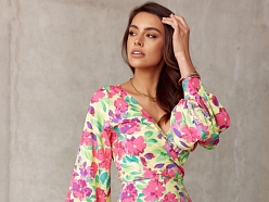 Puķaina mini kleita