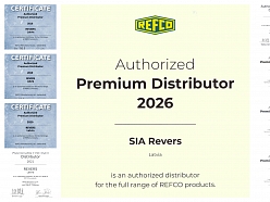 SIA FIRMA "REVERS" ir autorizētais REFCO MANUFACTURING premium izplatītājs