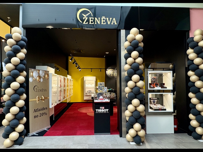 "Ženēva" pulksteņu veikals Mūkusalas ielā