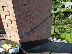 Skursteņa pieslēgumu remonts