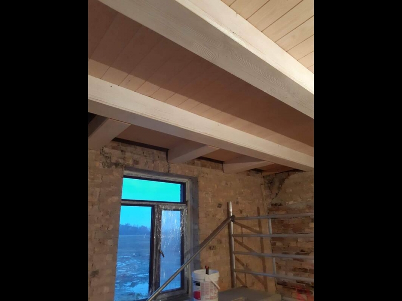 Griestu pārbūve mājā