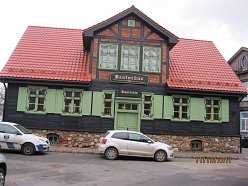 Atjaunota kafejnīcas fasāde