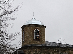 Atjaunots baznīcas kupols