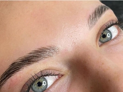 Uzacu krāsošana, laminēšana