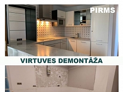 Virtuves demontāža