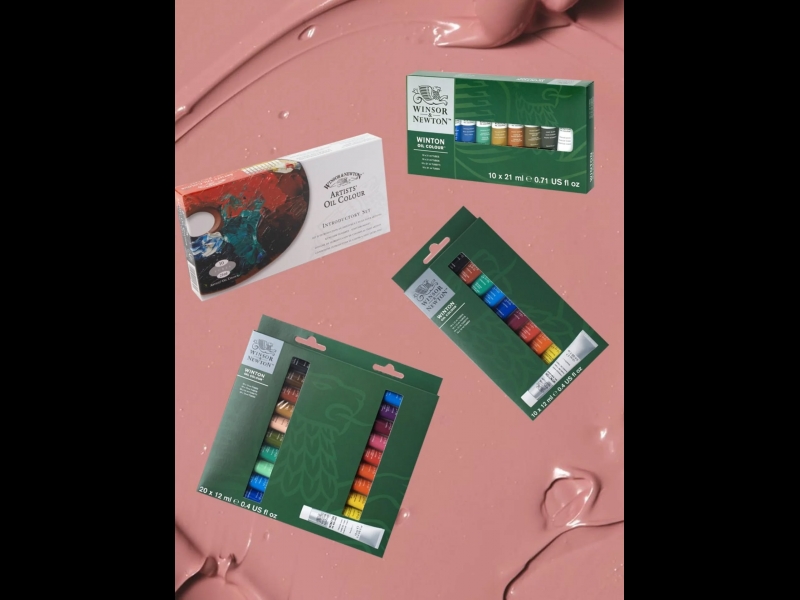Winsor & Newton eļļas krāsu komplekti
