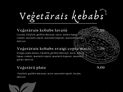 Veģetārias kebabs