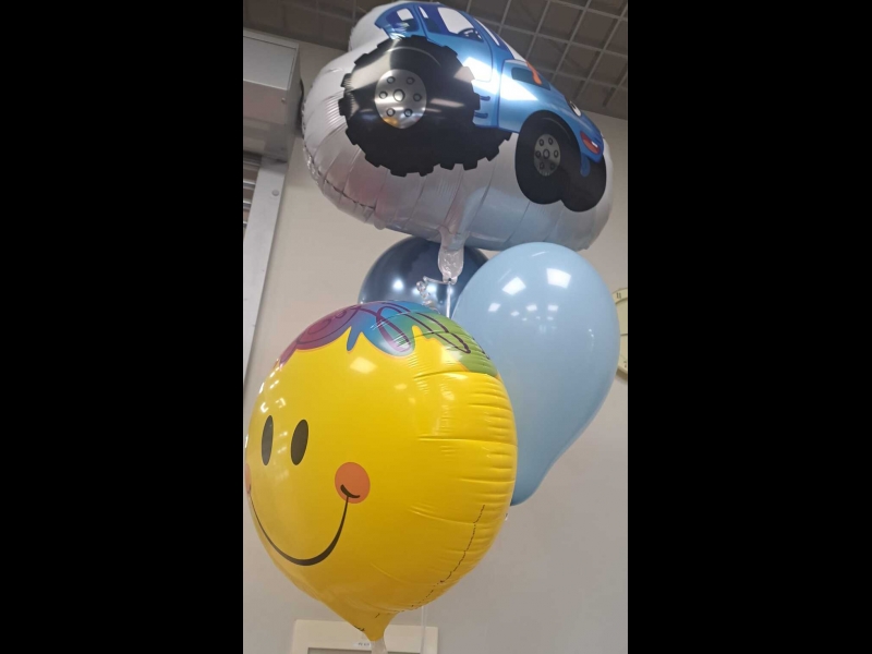 Balonu kompozīcija zēnam