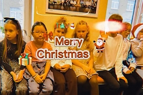 Jaunā gada svinības privātajā vidusskolā "Innova"