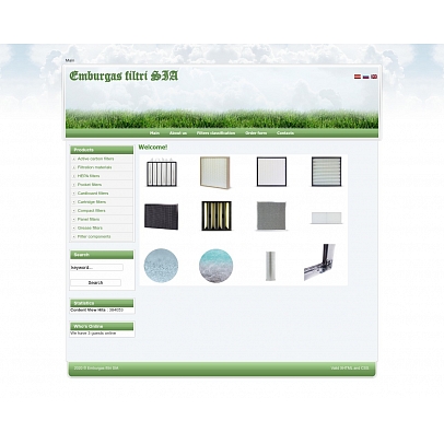 Emburgas filtri, SIA, Gaisa filtru ražotājs