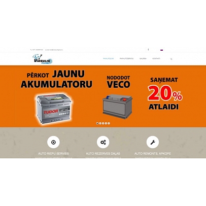 Riepa, autoserviss - veikals