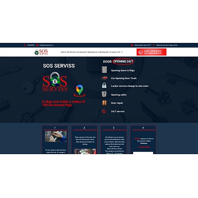 Durvju atvēršana: sosserviss.lv