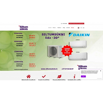 SILTUMSŪKNIS.LV, siltumsūkņi, kondicionieri, ventilācija