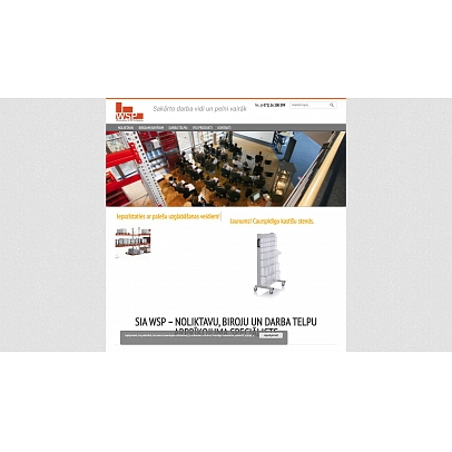 WSP, SIA, Noliktavu, metāla, industriālie plaukti Rīgā