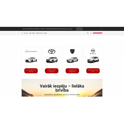 Amserv Krasta, autocentrs, Peugeot, Opel pilnvarotais pārstāvis, Chevrolet oficiālais serviss