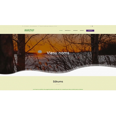 Burziņi, viesu nams, pirts