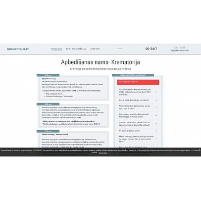 Apbedīšanas nams-krematorija, SIA, apbedīšanas nams, birojs Pārdaugavā