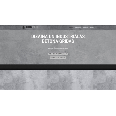 CONFLO, Dizaina betona grīdas