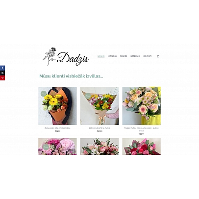 Dadzis, ziedu salons