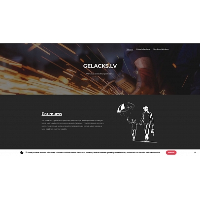 Gelacks, SIA, Pulverkrāsošana, smilšu strūkla
