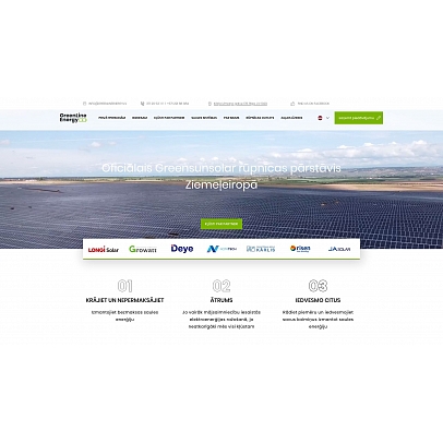 Greenline Energy, SIA saules enerģijas risinājumi