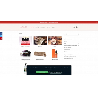 healthlab.lv, internetveikals