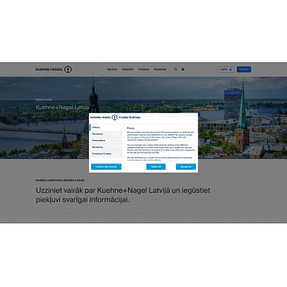 Kuehne+Nagel, SIA, Jūras kravu pārvadājumi