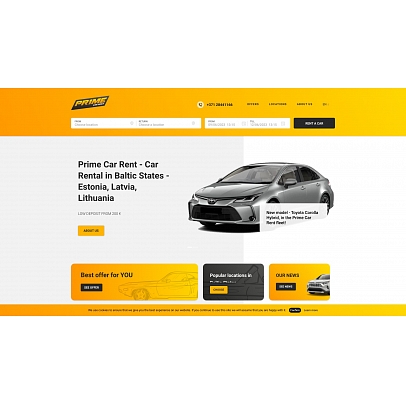 Prime Car Rent, auto noma