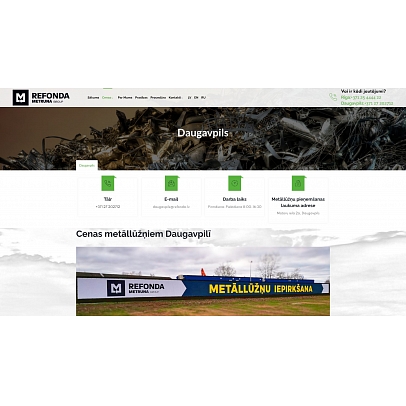 Refonda, SIA, Metallūžņu pieņemšanas punkts