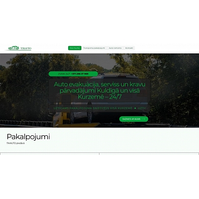 TIKAUTO, SIA, Autoevakuators, lietotas auto rezerves daļas, kravu pārvadājumi Kuldīgā