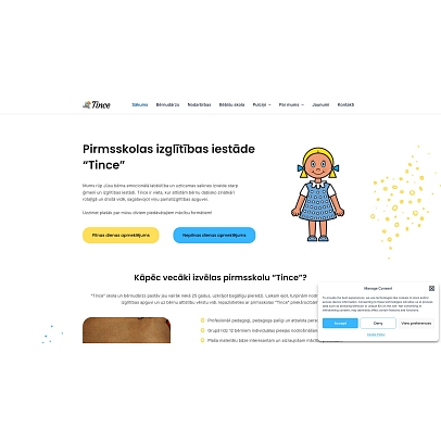 Tinces skoliņa, pirmsskolas izglītības iestāde