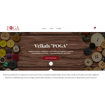 Poga, veikals, apģērbu furnitūra un aksesuāri