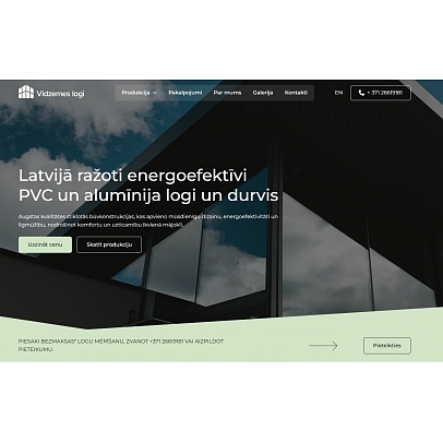 Vidzemes logi, SIA, PVC, plastmasas logi Valmiera