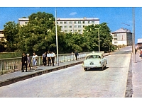 Valmieras tilts pēc rekonstrukcijas (1964.), foto 1965.gada vasara.