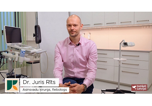 Kāju vēnu diagnostika un ārstēšana Dr. Jura Rīta Vēnu Klīnikā: Izstāsti Latvijai – Veselības receptes