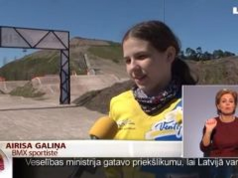 Ventspilī atklāj Eiropas līmeņa BMX trasi
