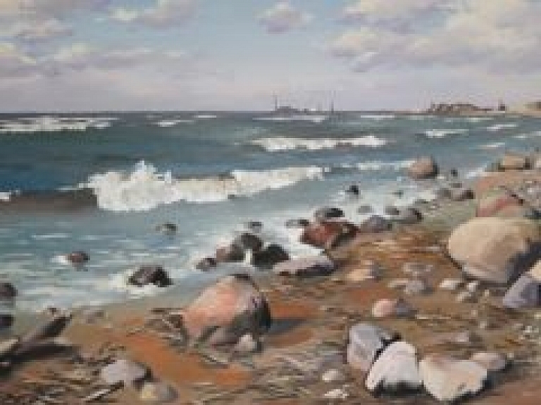 Kultūras namā "Zvejniekciems" atklās Ērika Bērziņa gleznu izstādi