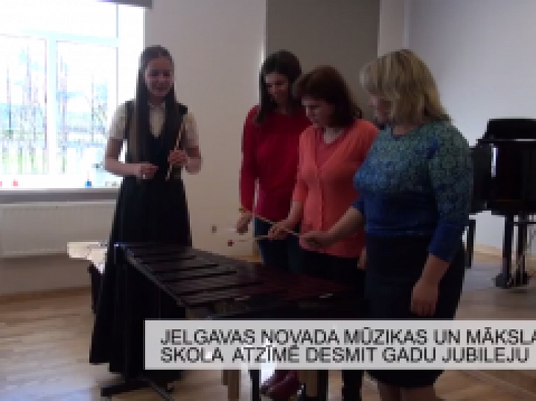 Latgales Reģionālā TV: Jelgavas novada mūzikas un mākslas skola atzīmē desmit gadu jubileju