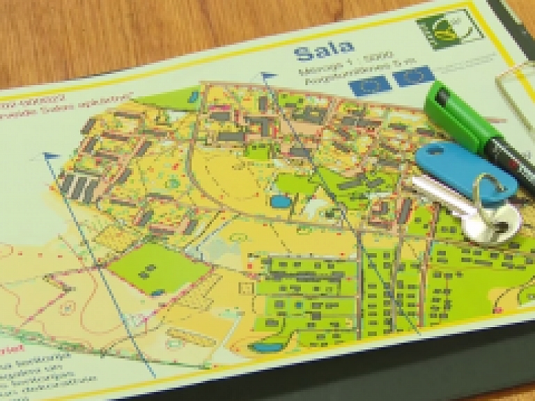Latgales Reģionālā TV: Salas vidusskolā notiek tradicionālās orientēšanās sacensības