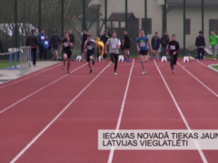 Latgales Reģionālā TV: Iecavas novadā tiekas jaunie Latvijas vieglatlēti