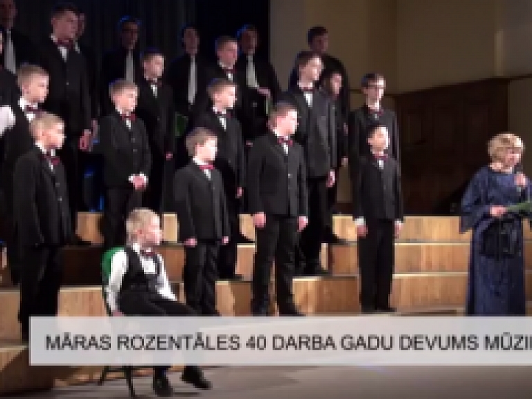 Latgales Reģionālā TV: Māras Rozentāles 40 darba gadu devums mūzikai