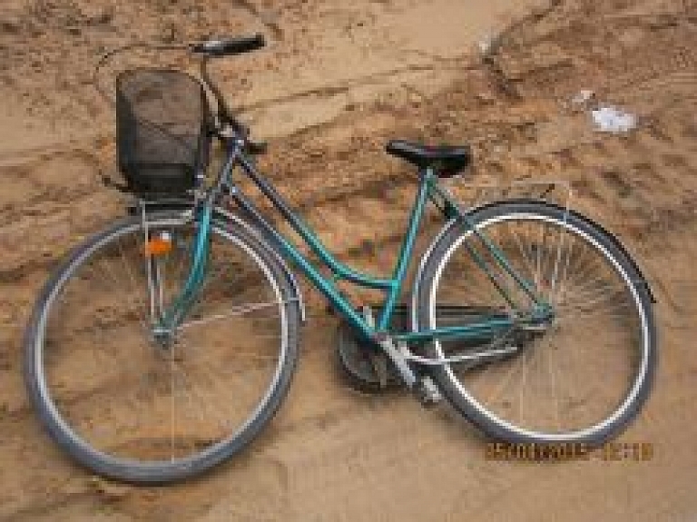 Ādažu novadā atrasts velosipēds