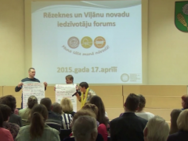 Latgales Reģionālā TV: Noslēdzies pirmais Rēzeknes un Viļānu novada iedzīvotāju forums