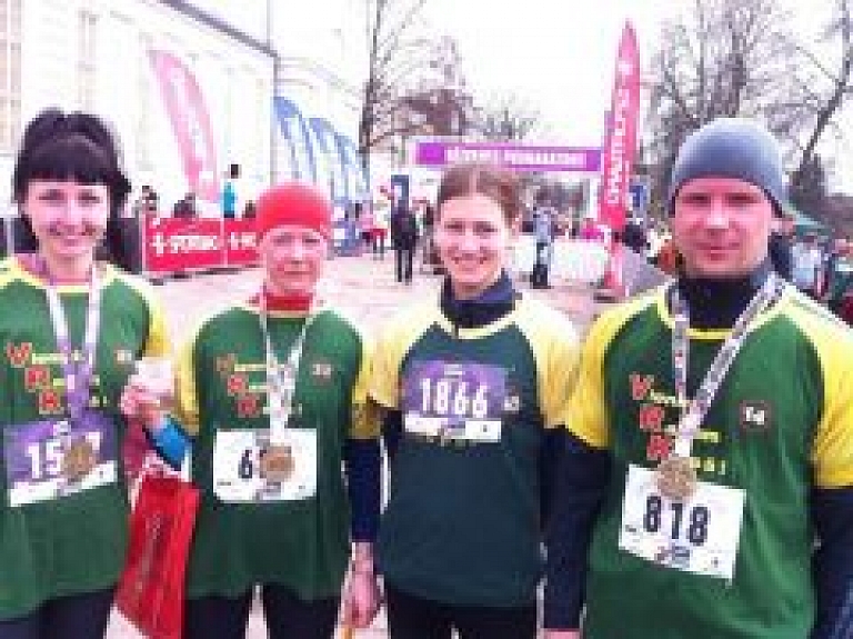 Valsts robežsardzes koledžas starti  Rēzeknes pusmaratonā